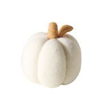 Dekoaufsteller Tikva Kürbis creme DM10,5cm
